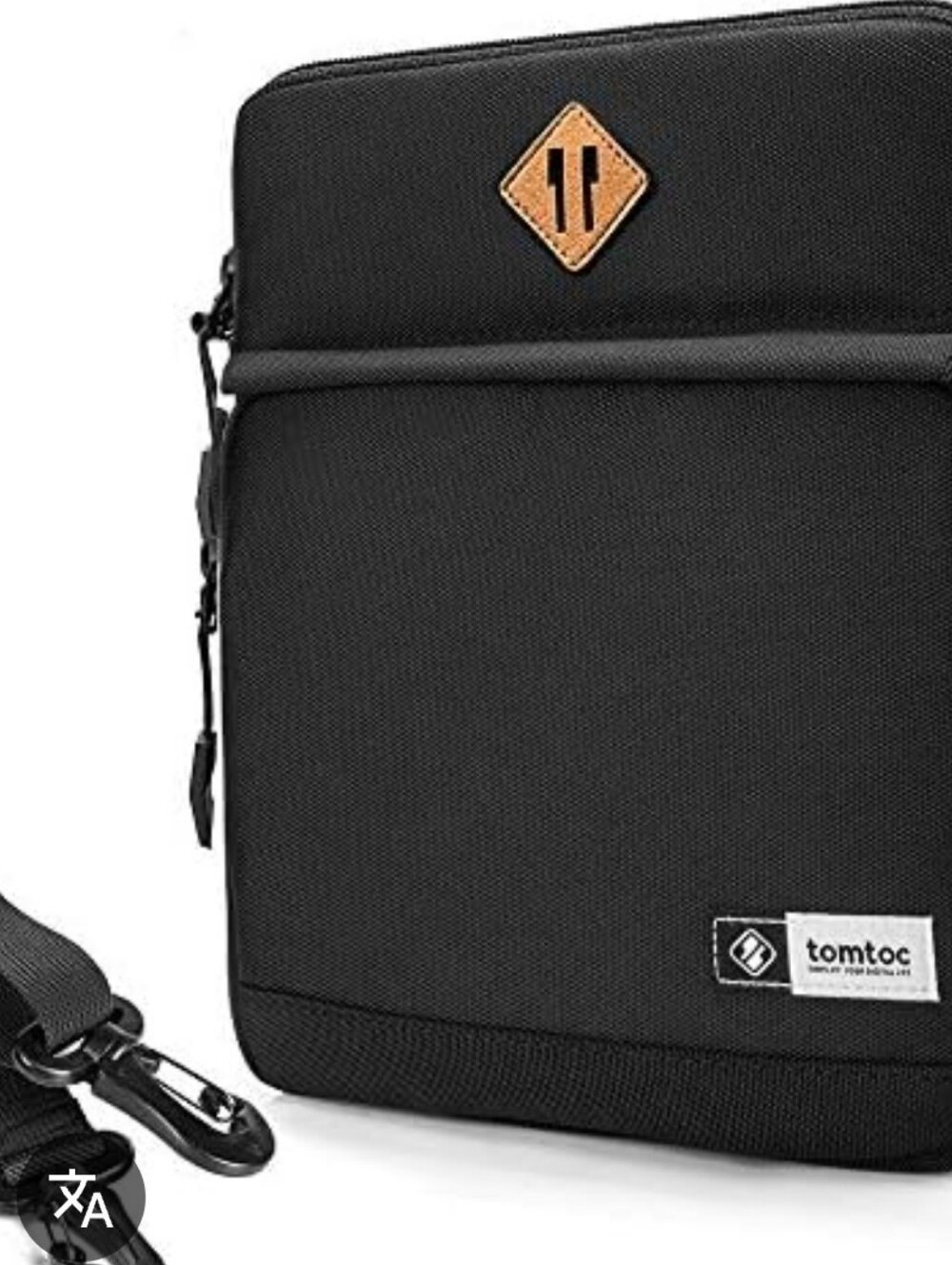 Black Tablet Shoulder Sleeve Bag